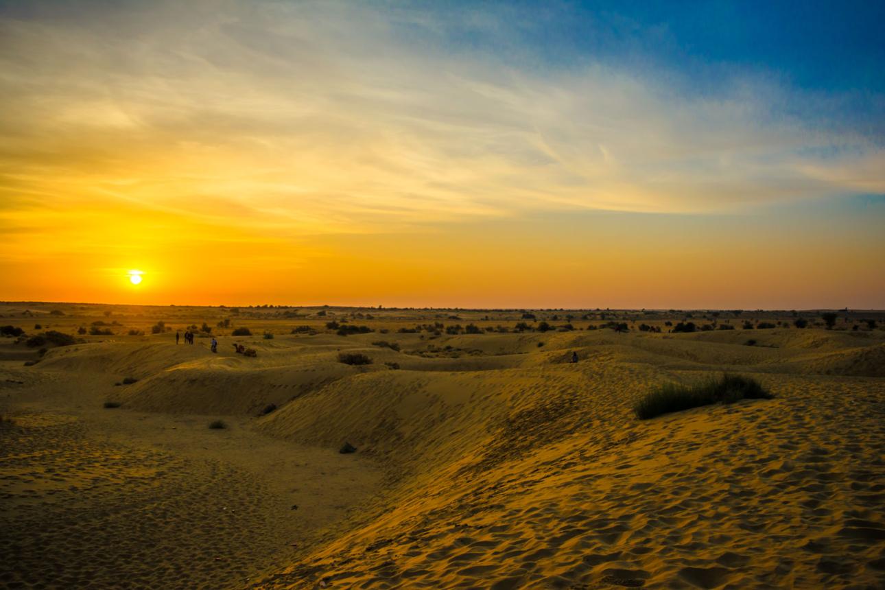 Sam Sand Dunes Sunset